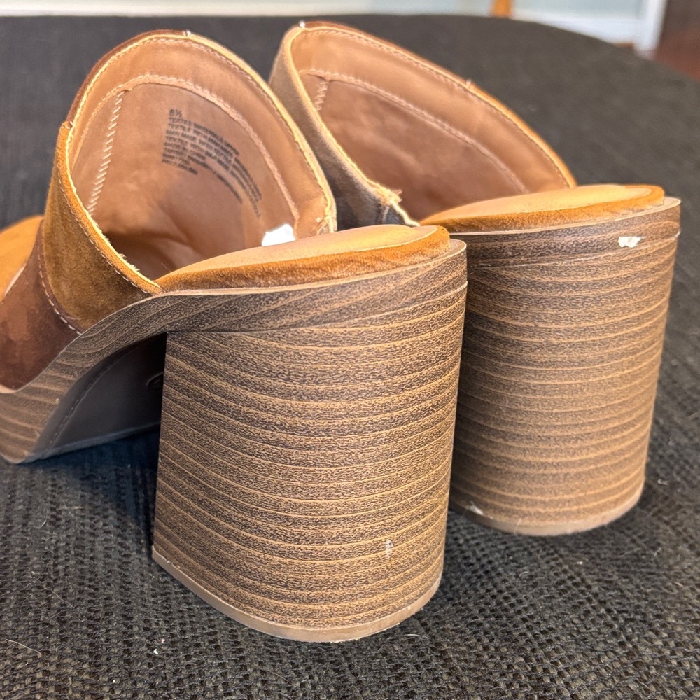 Universal Thread Tess Heels Mule Platform Patchwo… - image 6